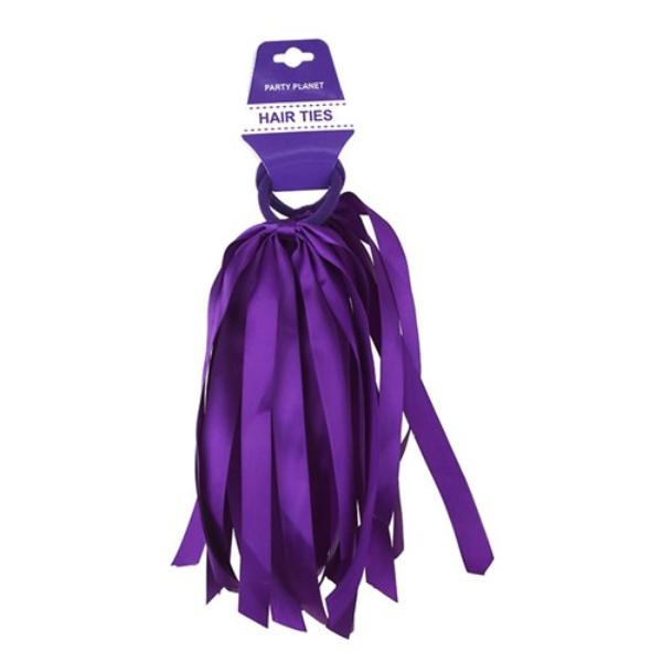 2 Pack Purple Tassel Hair Ties