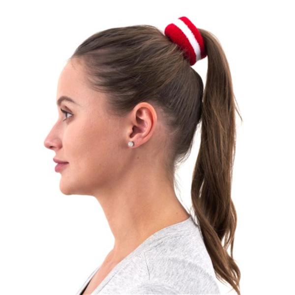 2 Pack Red Stripe Hair Band