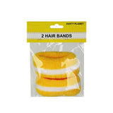Load image into Gallery viewer, 2 Pack Yellow Stripe Hair Band
