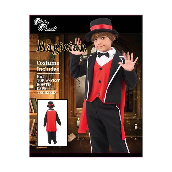 Magician Boy Costume - 9 - 10 Years