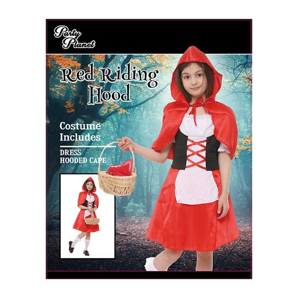 Red Riding Hood Storybook Girls Costume - 7 - 8 Years