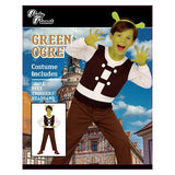Load image into Gallery viewer, Kids Green Ogre Costume Set - XXL
