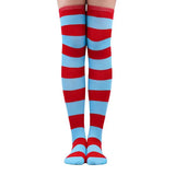 Load image into Gallery viewer, Girl Thing 1 &amp; 2 Striped Stockings
