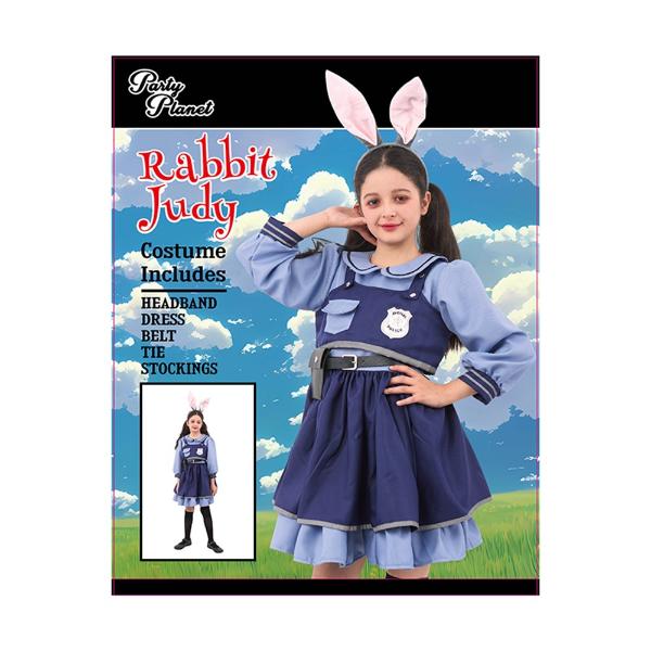 Rabbit Judy Girls Costume - 9 - 10 Years
