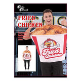 Load image into Gallery viewer, Bucket Of Fried Chicken Costume - One Size
