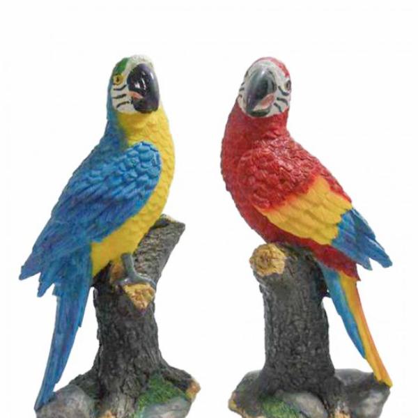 Standing Parrot Decor - 15.5cm