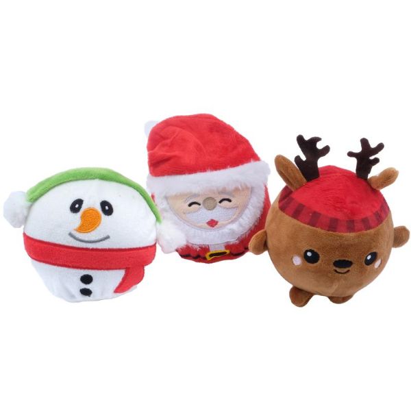 Squeeze Me Plush Christmas Toy - 10cm