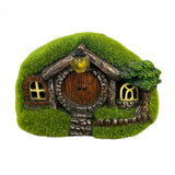 Load image into Gallery viewer, Green Haven Solar Resin Fairy Dwarf Garden House - 18cm
