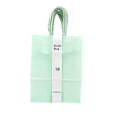 Load image into Gallery viewer, 10 Pack Mint Green Kraft Bag - 16cm x 22cm x 8cm
