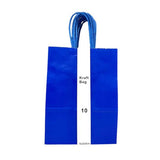 Load image into Gallery viewer, 10 Pack Royal Blue Kraft Bag - 16cm x 22cm x 8cm
