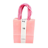 Load image into Gallery viewer, 10 Pack Pink Kraft Bag - 12cm x 15cm x 6cm
