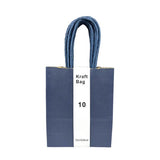 Load image into Gallery viewer, 10 Pack Navy Blue Kraft Bag - 12cm x 15cm x 6cm
