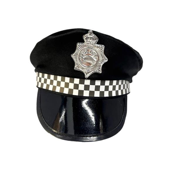 Black Police Hat