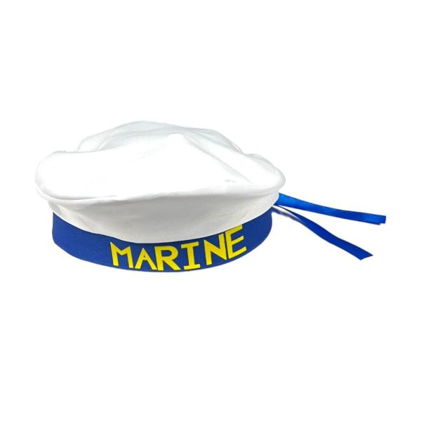 White Marine Hat