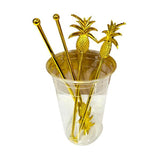 Load image into Gallery viewer, 4 Pack Gold Pineapple Stirrer

