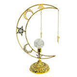 Load image into Gallery viewer, Gold Moon Led Bulb With Hanging Stars Stand
