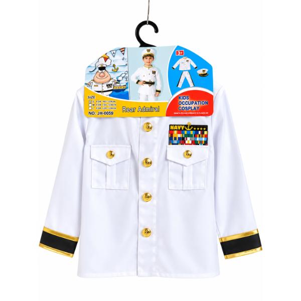Kids Admiral Costume Kit