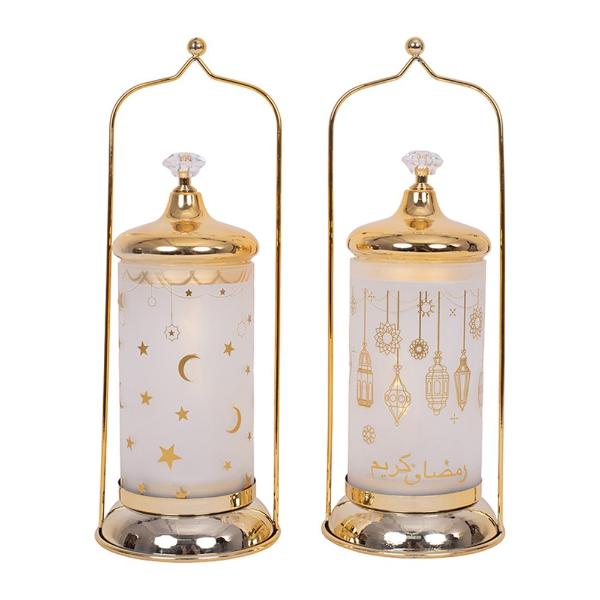 Assorted Metal Led Ramadan Lantern - 12.5cm x 31cm