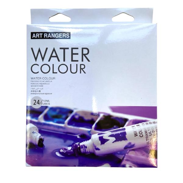 24 Pack Water Colour Tubes - 12ml
