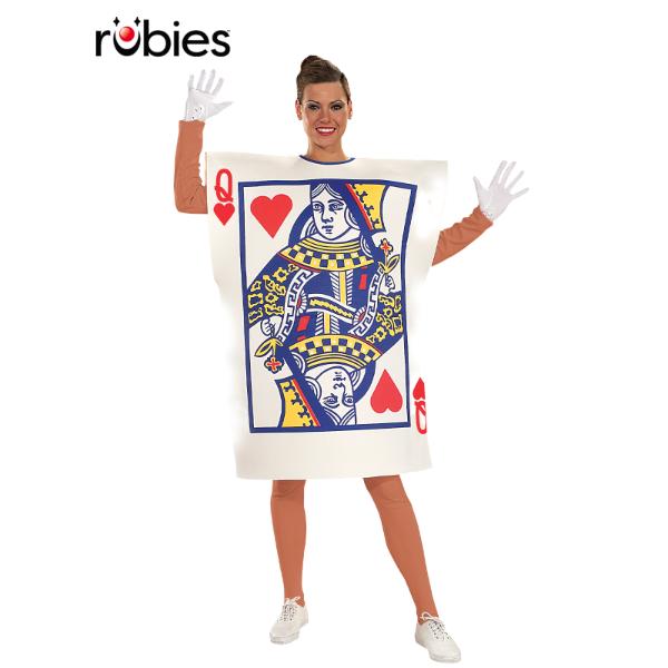 Adult Queen Of Hearts Playing Card Costume