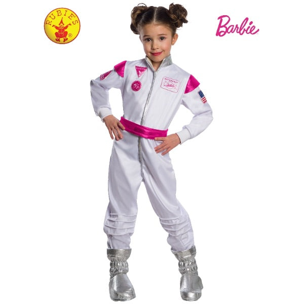 Barbie Astronaut Kids Jumpsuit Costume - 3 - 4 Years