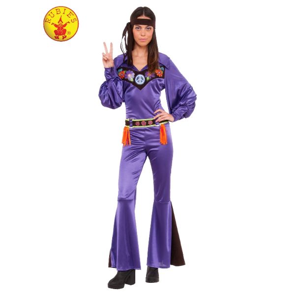 Adult 70s Hippie Babe Costume - Standard Size