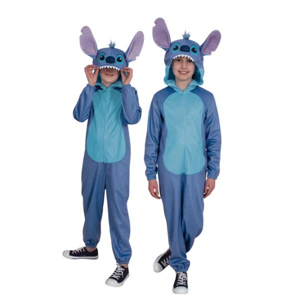 Deluxe Stitch Onesie Costume - 9 - 10 Years