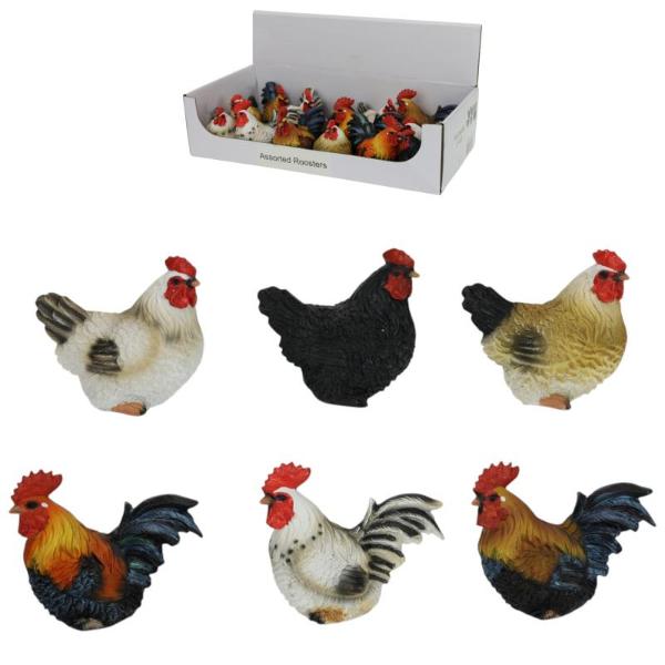 Assorted Rooster Or Hen - 8cm