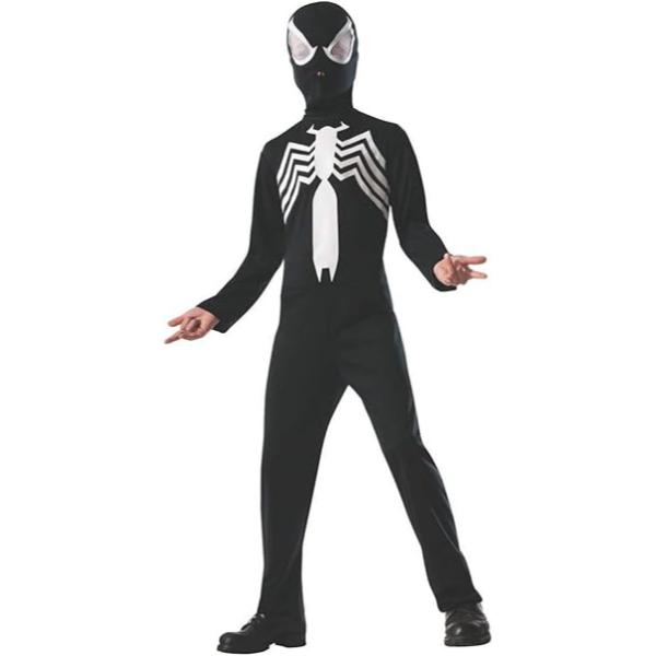 Black Marvel Ultimate Spiderman Venom Boys Costume - Medium