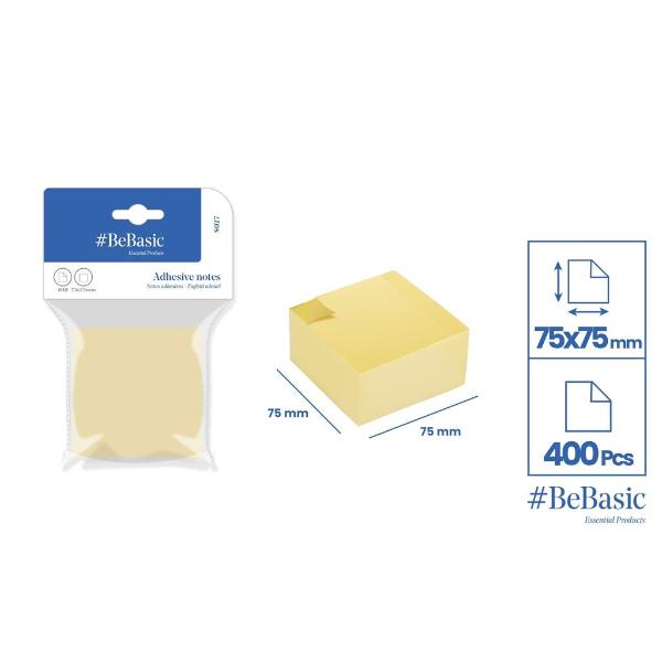 400 Piece Adhesive Notes - 75mm