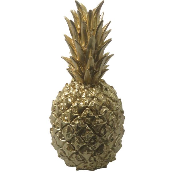 Large Gold Pineapple - 14cm x 30cm