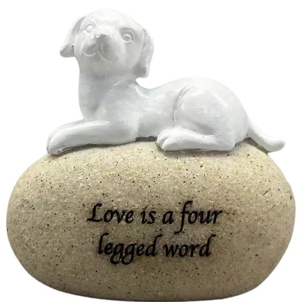 Love Is A Four Legged Word - 7cm x 4cm x 6cm