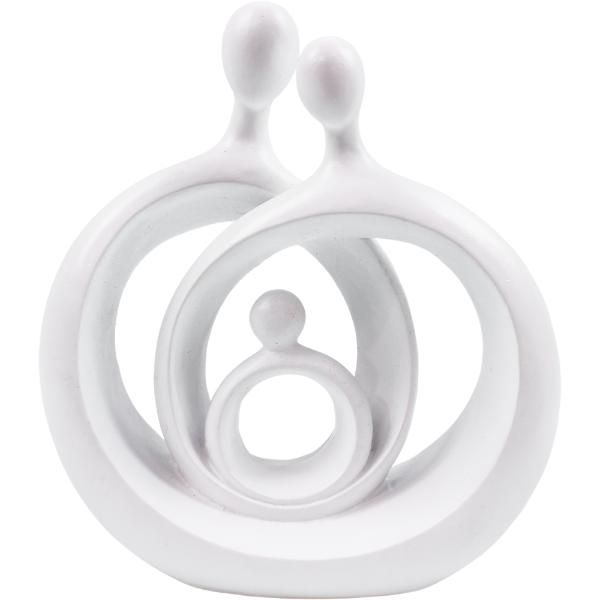 White Circle Of Life - 13cm x 4cm x 15cm