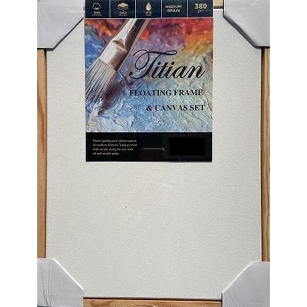 Floating Frame & Canvas 12X16in