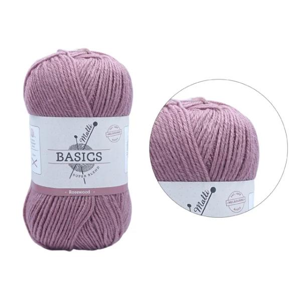 Rosewood Super Blend Basic Yarn - 100g