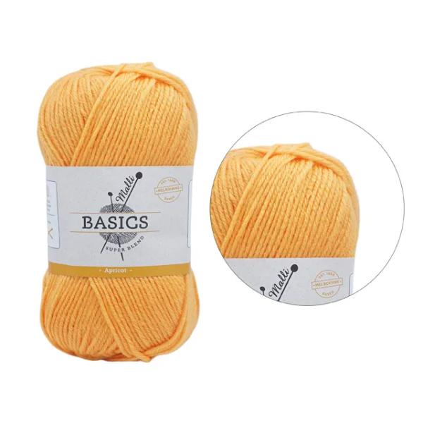 Apricot Super Blend Basic Yarn - 100g