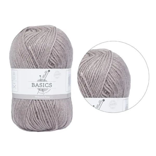 Withered Rose Basic Super Blend Yarn - 100g