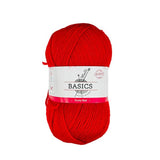 Load image into Gallery viewer, Footy Red Basic Super Blend Yarn - 100g
