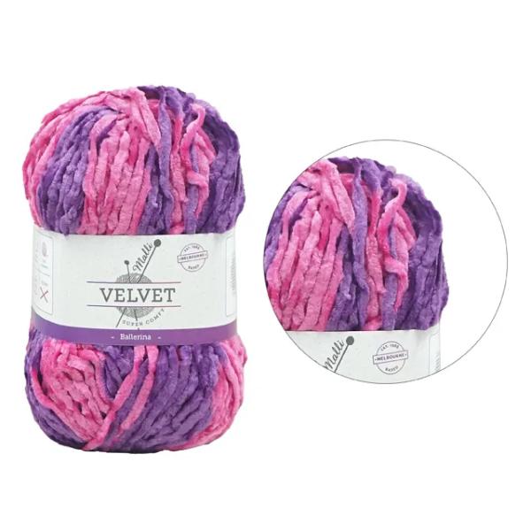 Super Comfy Velvet Mix Ballerina Yarn - 100g