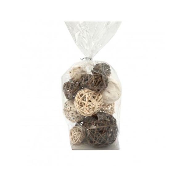 Brown Scented Deco Ball In Bag