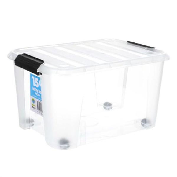 15L Storage Box With Wheels