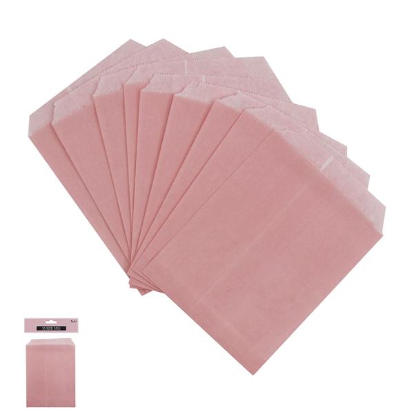 18 Pack Pink Kraft Loot Bags - 13cm x 18cm