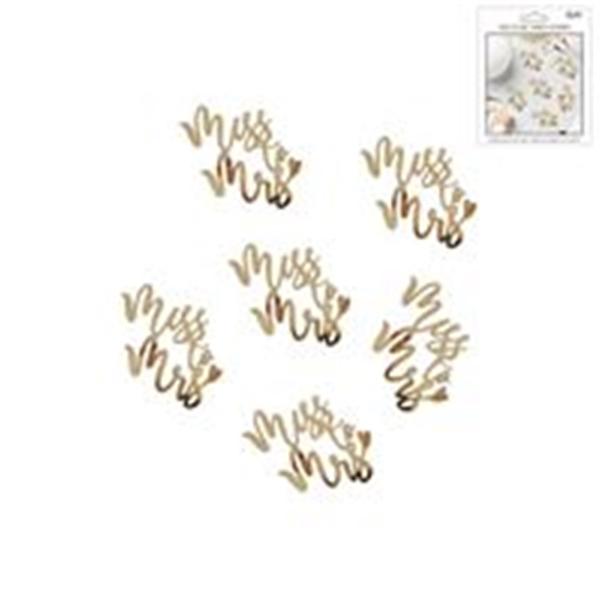 Jumbo Gold Miss To Mrs Confetti - 10g