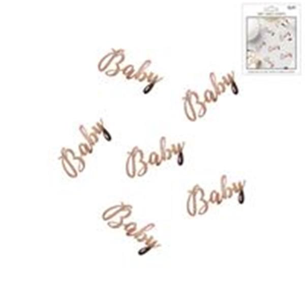 Jumbo Rose Gold Baby Confetti - 10g