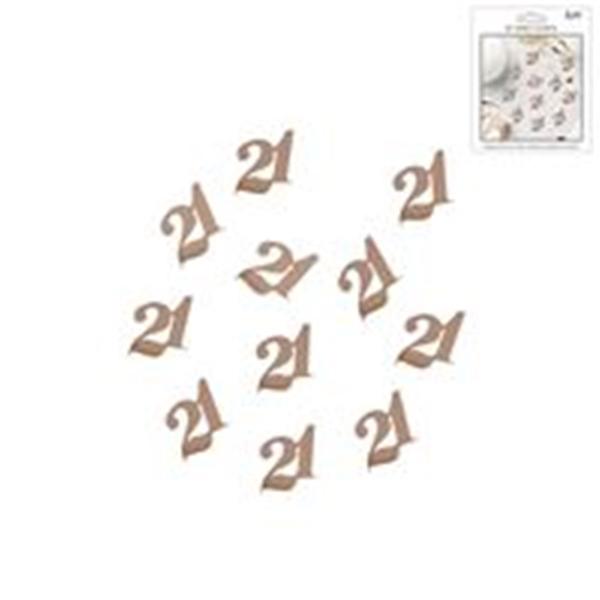 Jumbo Rose Gold 21 Confetti - 10g