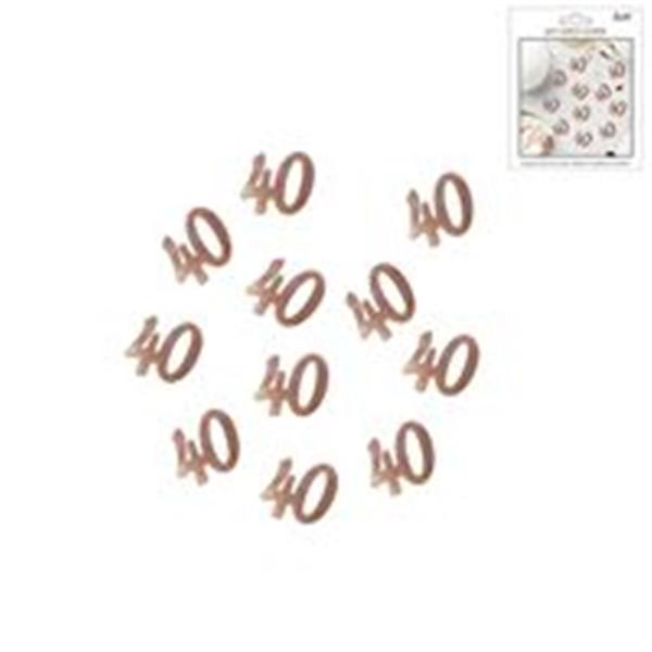 Jumbo Rose Gold 40 Confetti - 10g