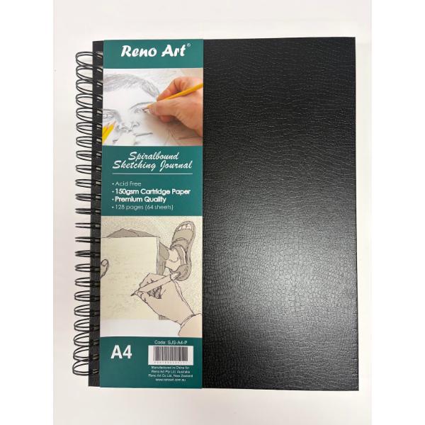 A4 Portrait Harbound Spiral Sketching Journal