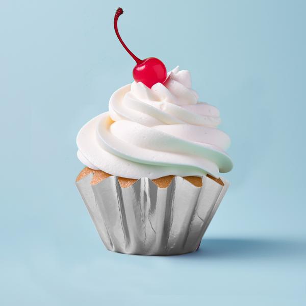 24 Pack Silver Blook Baking Cups