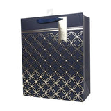 Load image into Gallery viewer, Large Geometric Hot Stamp Gift Bag - 26cm x 32cm x 12cm
