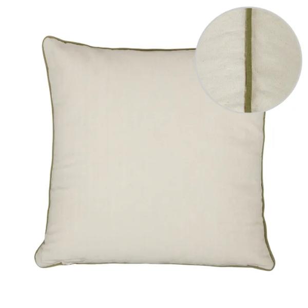 Olive Jane Linen / Cotton Cushion - 50cm x 50cm